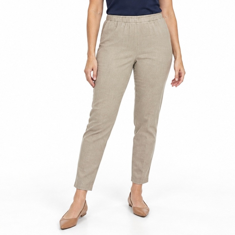 SKIMS Khaki Tan Stretch Cotton Jersey Leggings Tapered Pants 2XL